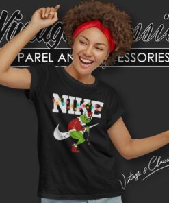 Nike Grinch Santa Christmas Snow Women TShirt