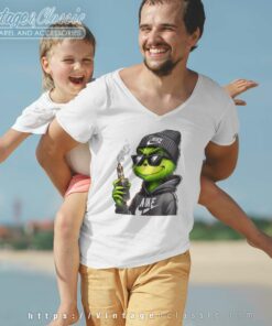 Nike Grinch With Vape Shirt Cool Grinch Vneck
