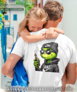 Nike Grinch With Vape Shirt Cool Grinch tshirt