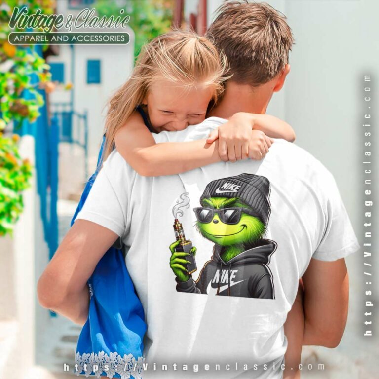 Nike Grinch With Vape Shirt Cool Grinch tshirt Nike Grinch With Vape Shirt Cool Grinch tshirt