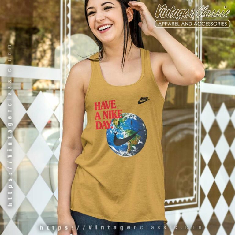 Nike Have Nike Day Smiley World Tank Top Racerback Nike Have Nike Day Smiley World Tank Top Racerback