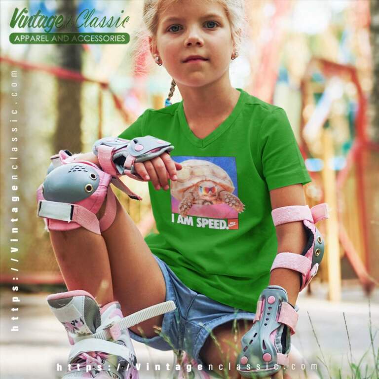 Nike I Am Speed Logo Kids V Neck TShirt Nike I Am Speed Logo Kids V Neck TShirt