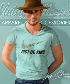 Nike Just Be Kind Autism Awareness V Neck TShirt
