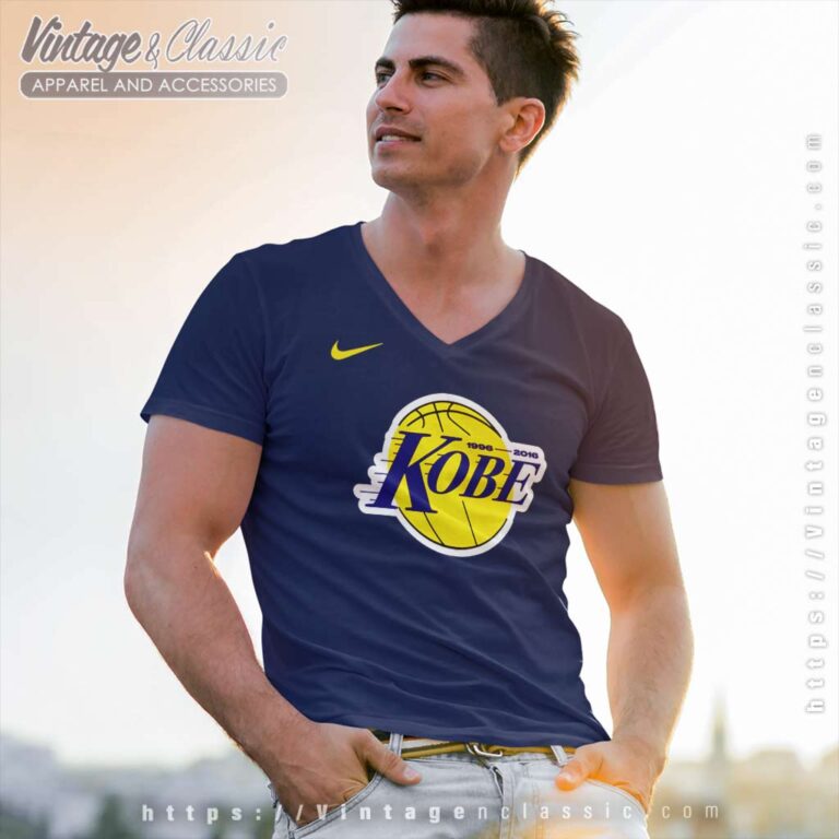 Nike Kobe Bryant Los Angeles Lakers V Neck TShirt Nike Kobe Bryant Los Angeles Lakers V Neck TShirt
