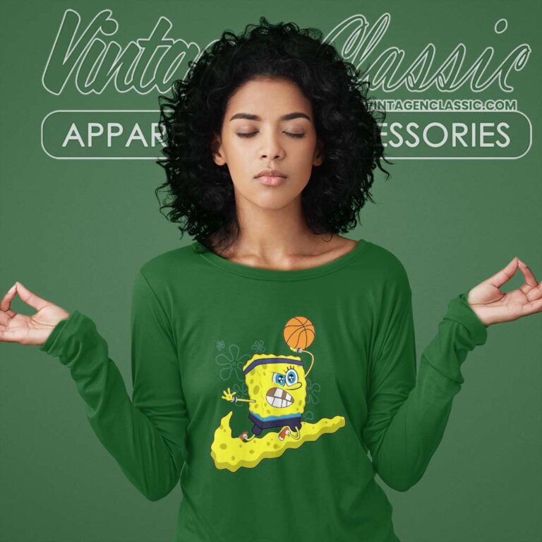 Nike Kyrie Spongebob Basketball Long Sleeve Tee Nike Kyrie Spongebob Basketball Long Sleeve Tee