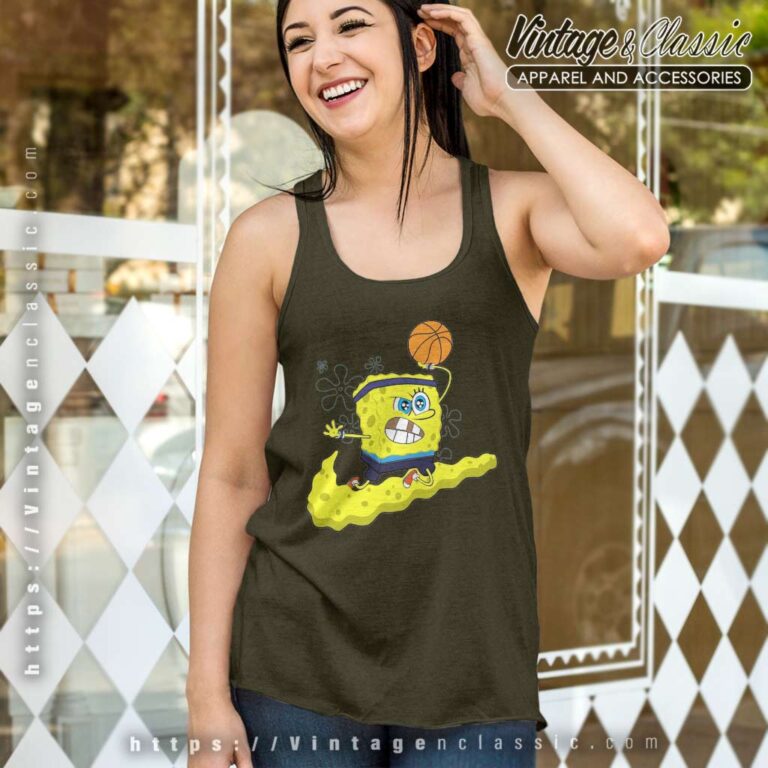 Nike Kyrie Spongebob Basketball Tank Top Racerback Nike Kyrie Spongebob Basketball Tank Top Racerback