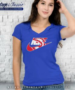 Nike Logo Atlanta Hawks V Neck TShirt