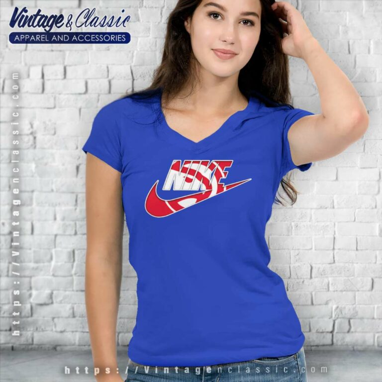 Nike Logo Atlanta Hawks V Neck TShirt Nike Logo Atlanta Hawks V Neck TShirt