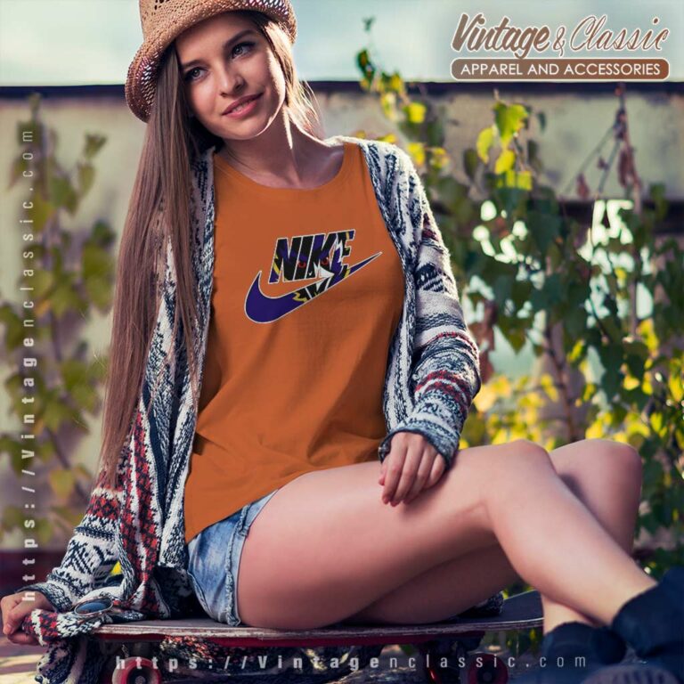 Nike Logo Baltimore Ravens Women TShirt Nike Logo Baltimore Ravens Women TShirt