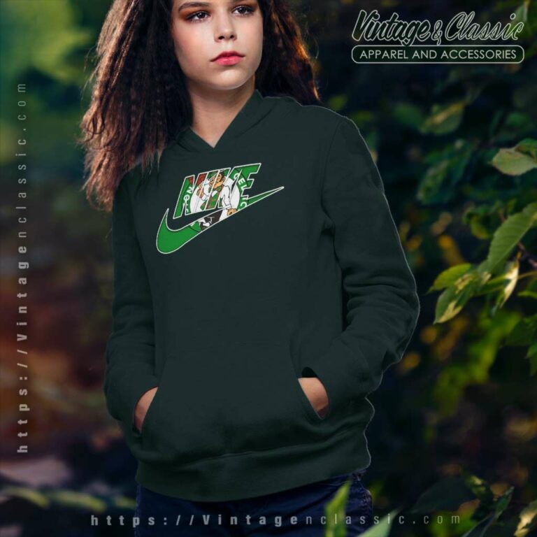 Nike Logo Boston Celtics Hoodie Nike Logo Boston Celtics Hoodie