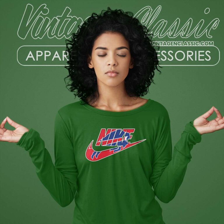 Nike Logo Buffalo Bills Long Sleeve Tee Nike Logo Buffalo Bills Long Sleeve Tee