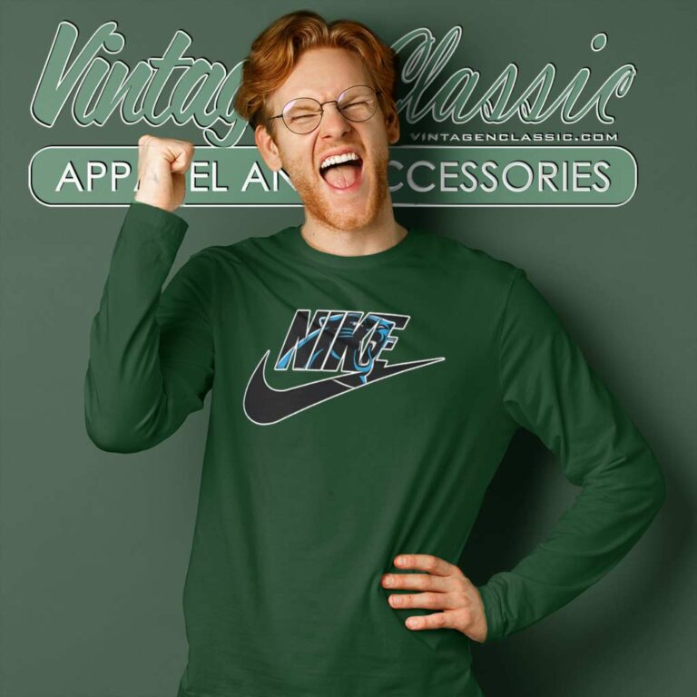 Nike Logo Carolina Panthers Long Sleeve Tee Nike Logo Carolina Panthers Long Sleeve Tee
