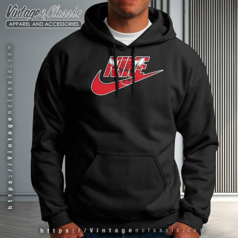 Nike Logo Chicago Bulls Hoodie Nike Logo Chicago Bulls Hoodie