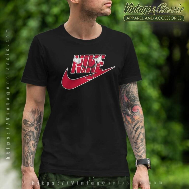 Nike Logo Chicago Bulls T Shirt Nike Logo Chicago Bulls T Shirt