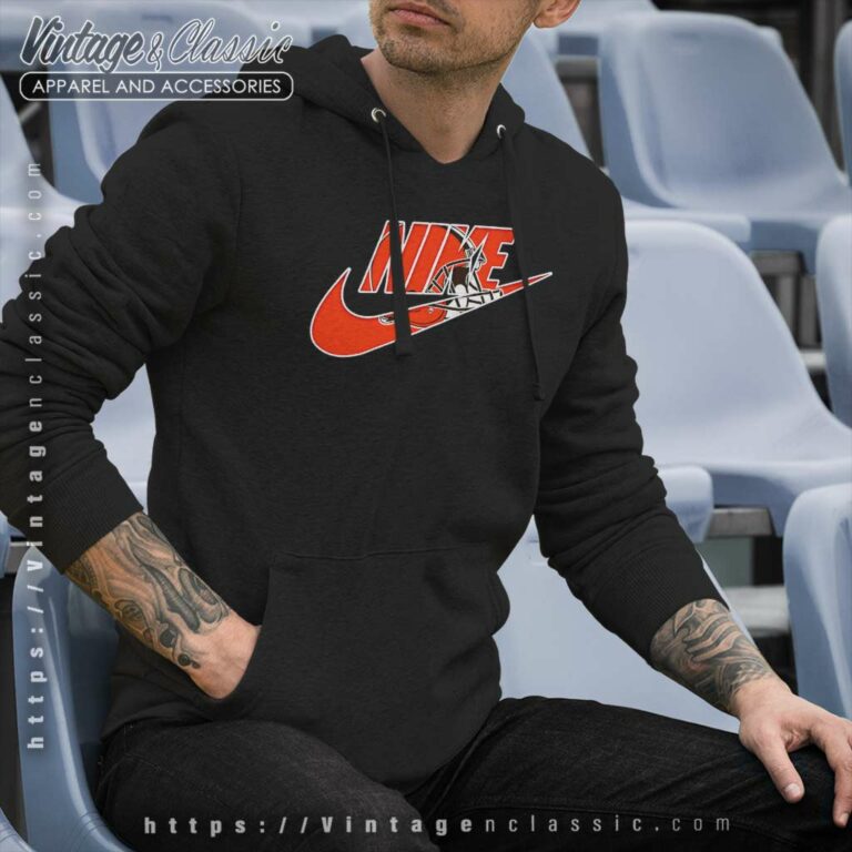 Nike Logo Cleveland Browns Hoodie Nike Logo Cleveland Browns Hoodie