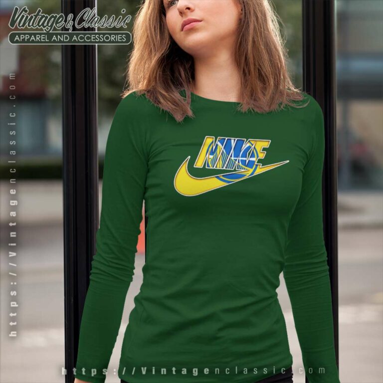 Nike Logo Golden State Warriors Long Sleeve Tee Nike Logo Golden State Warriors Long Sleeve Tee