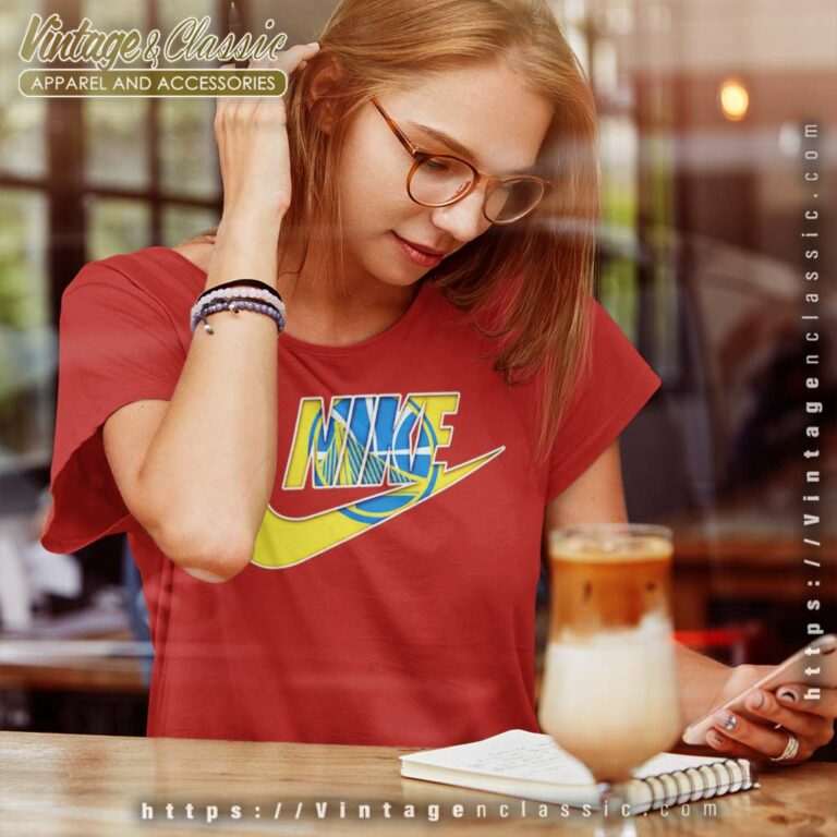 Nike Logo Golden State Warriors Women TShirt Nike Logo Golden State Warriors Women TShirt