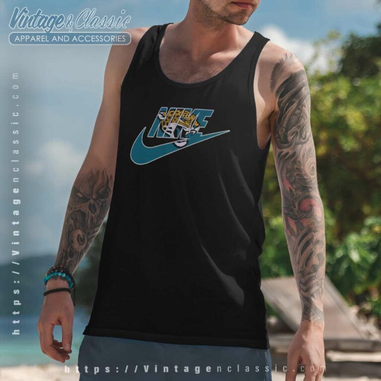 Nike Logo Jacksonville Jaguars Tank Top Racerback Nike Logo Jacksonville Jaguars Tank Top Racerback
