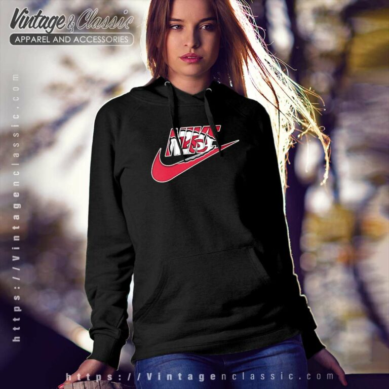 Nike Logo Kansas City Chiefs Hoodie Nike Logo Kansas City Chiefs Hoodie