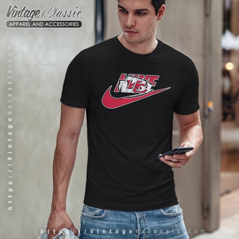 Nike Logo Kansas City Chiefs T Shirt Nike Logo Kansas City Chiefs T Shirt