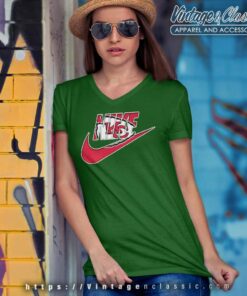 Nike Logo Kansas City Chiefs V Neck TShirt