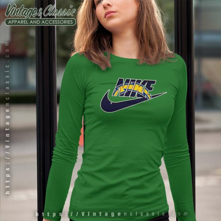 Nike Logo Los Angeles Chargers Long Sleeve Tee Nike Logo Los Angeles Chargers Long Sleeve Tee