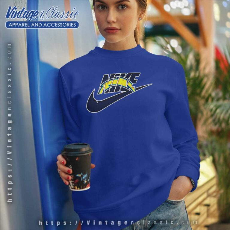 Nike Logo Los Angeles Chargers Sweatshirt Nike Logo Los Angeles Chargers Sweatshirt