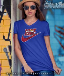 Nike Logo Miami Heat V Neck TShirt