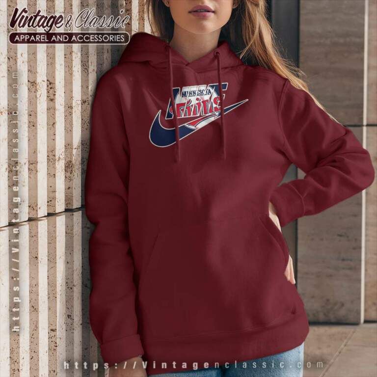 Nike Logo Minnesota Twins Hoodie Nike Logo Minnesota Twins Hoodie