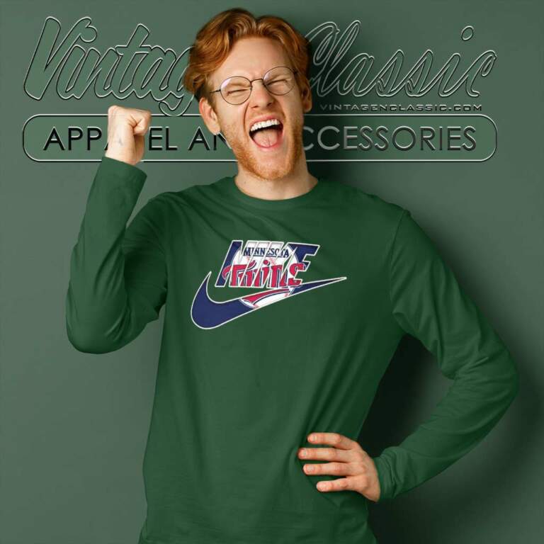 Nike Logo Minnesota Twins Long Sleeve Tee Nike Logo Minnesota Twins Long Sleeve Tee