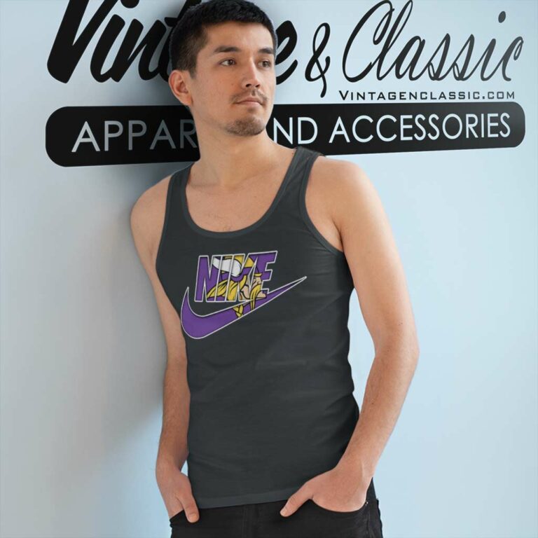 Nike Logo Minnesota Vikings Tank Top Racerback Nike Logo Minnesota Vikings Tank Top Racerback