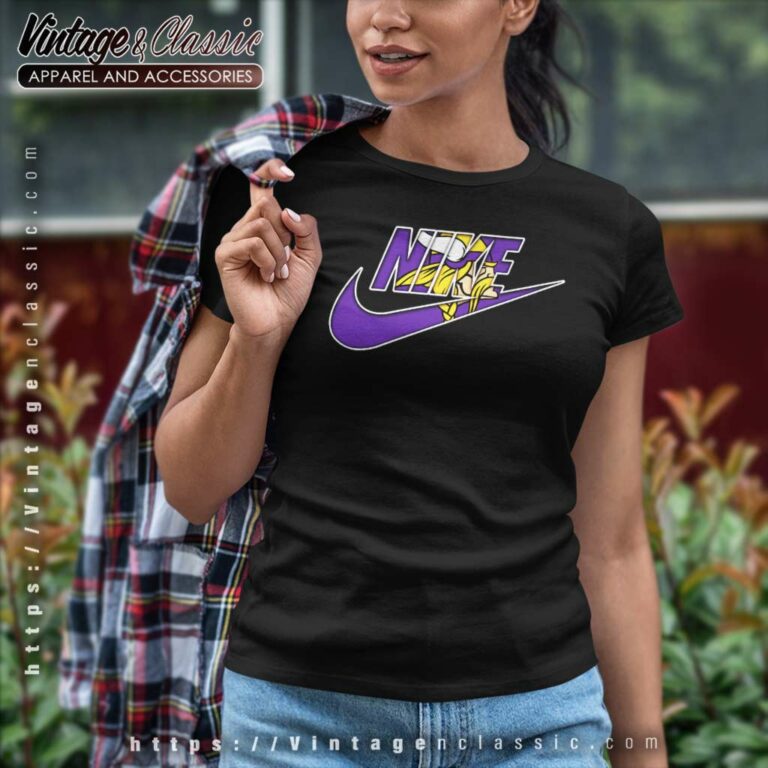 Nike Logo Minnesota Vikings Women TShirt Nike Logo Minnesota Vikings Women TShirt