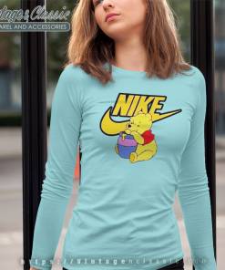 Nike Logo Mix Winnie The Pooh Disney Long Sleeve Tee