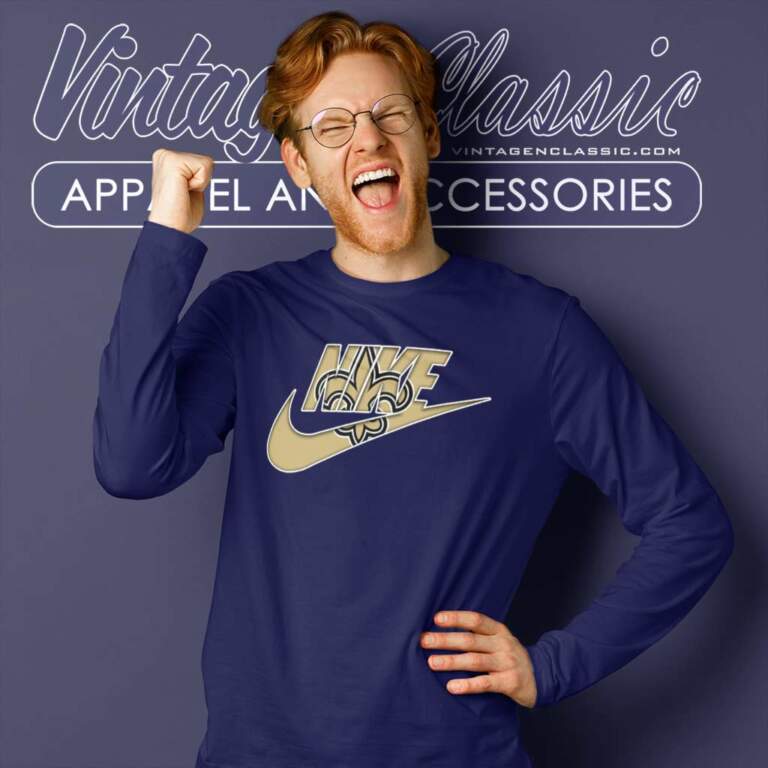 Nike Logo New Orleans Saints Long Sleeve Tee Nike Logo New Orleans Saints Long Sleeve Tee