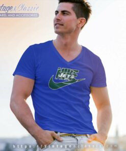 Nike Logo New York Jets V Neck TShirt
