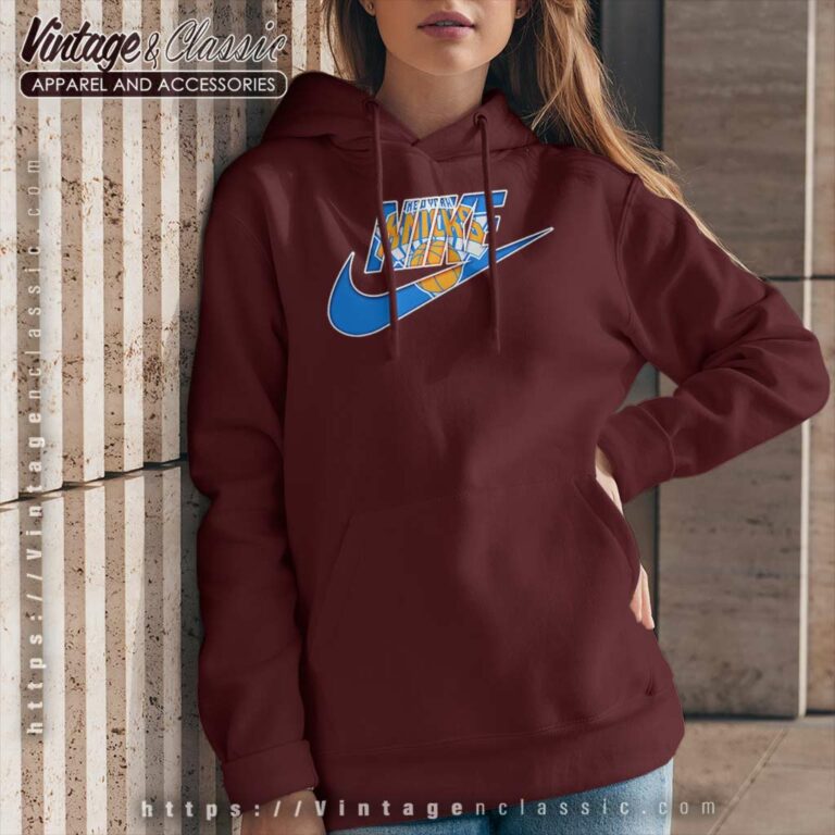 Nike Logo New York Knicks Hoodie Nike Logo New York Knicks Hoodie
