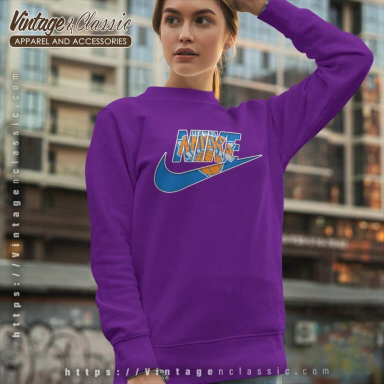 Nike Logo New York Knicks Sweatshirt Nike Logo New York Knicks Sweatshirt