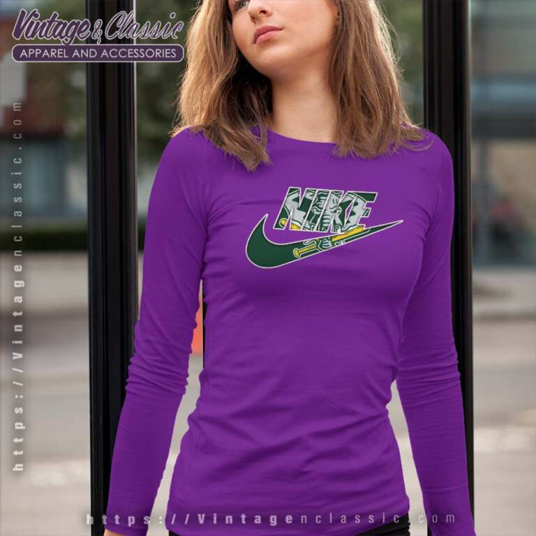 Nike Logo Oakland Athletics Long Sleeve Tee Nike Logo Oakland Athletics Long Sleeve Tee