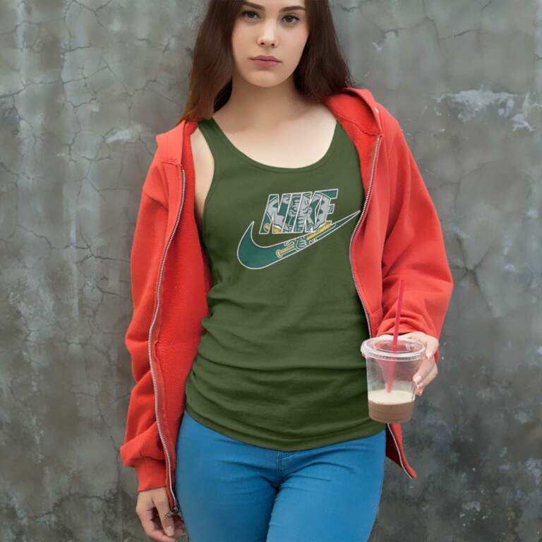 Nike Logo Oakland Athletics Tank Top Racerback Nike Logo Oakland Athletics Tank Top Racerback