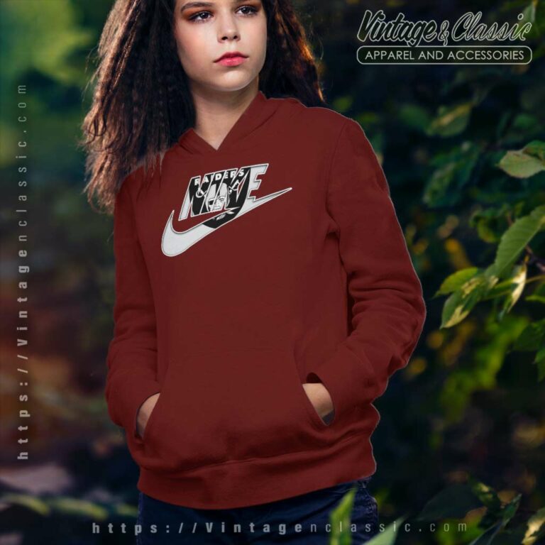 Nike Logo Oakland Raiders Hoodie Nike Logo Oakland Raiders Hoodie