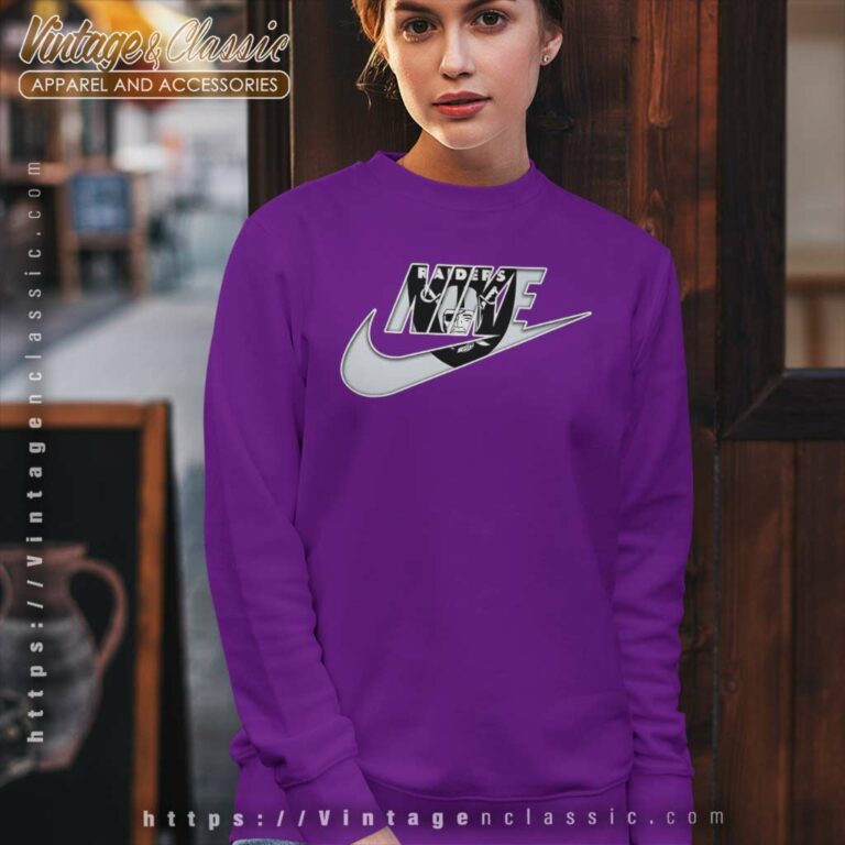 Nike Logo Oakland Raiders Sweatshirt Nike Logo Oakland Raiders Sweatshirt
