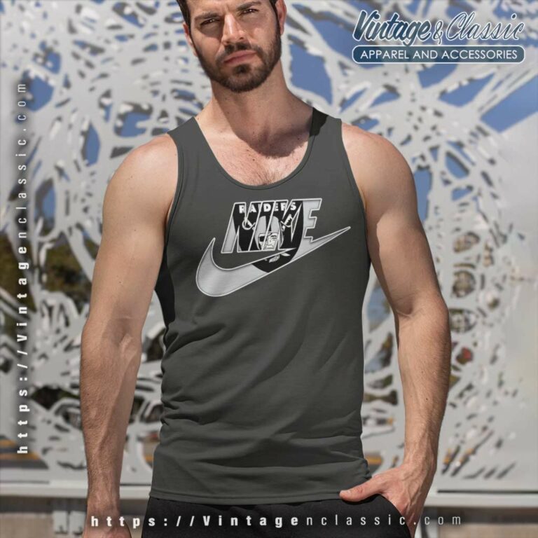 Nike Logo Oakland Raiders Tank Top Racerback Nike Logo Oakland Raiders Tank Top Racerback