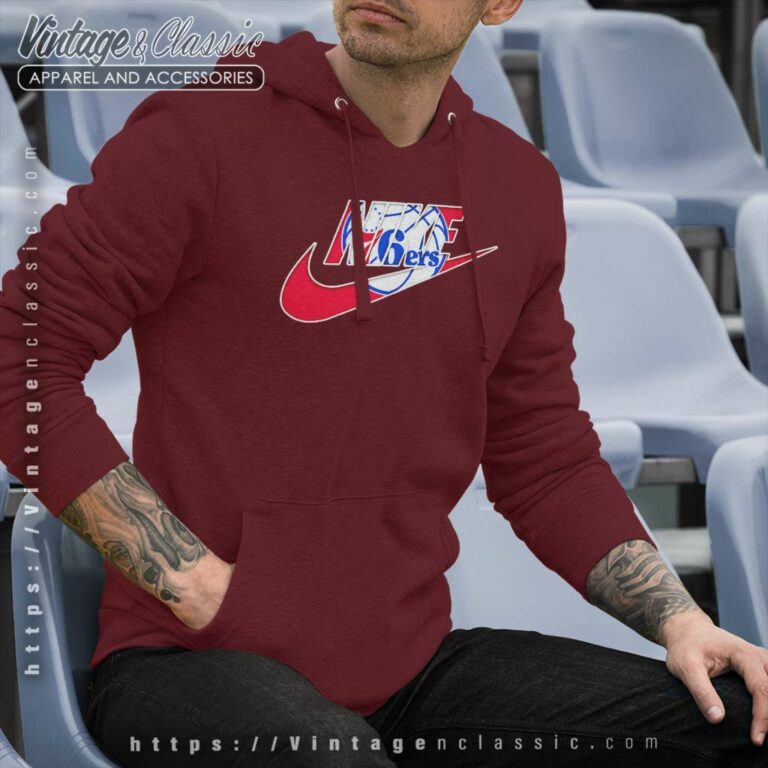 Nike Logo Philadelphia 76ers Hoodie Nike Logo Philadelphia 76ers Hoodie