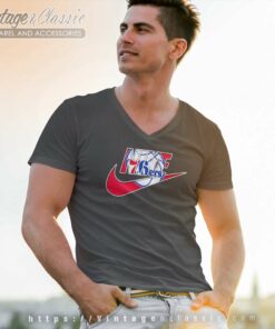 Nike Logo Philadelphia 76ers V Neck TShirt