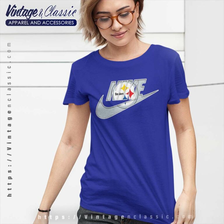 Nike Logo Pittsburgh Steelers Women TShirt Nike Logo Pittsburgh Steelers Women TShirt