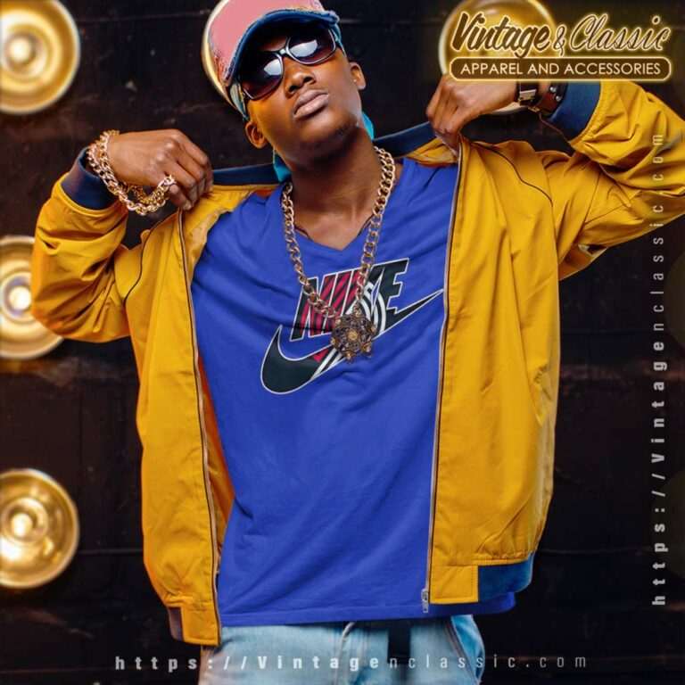 Nike Logo Portland Trail Blazers V Neck TShirt Nike Logo Portland Trail Blazers V Neck TShirt