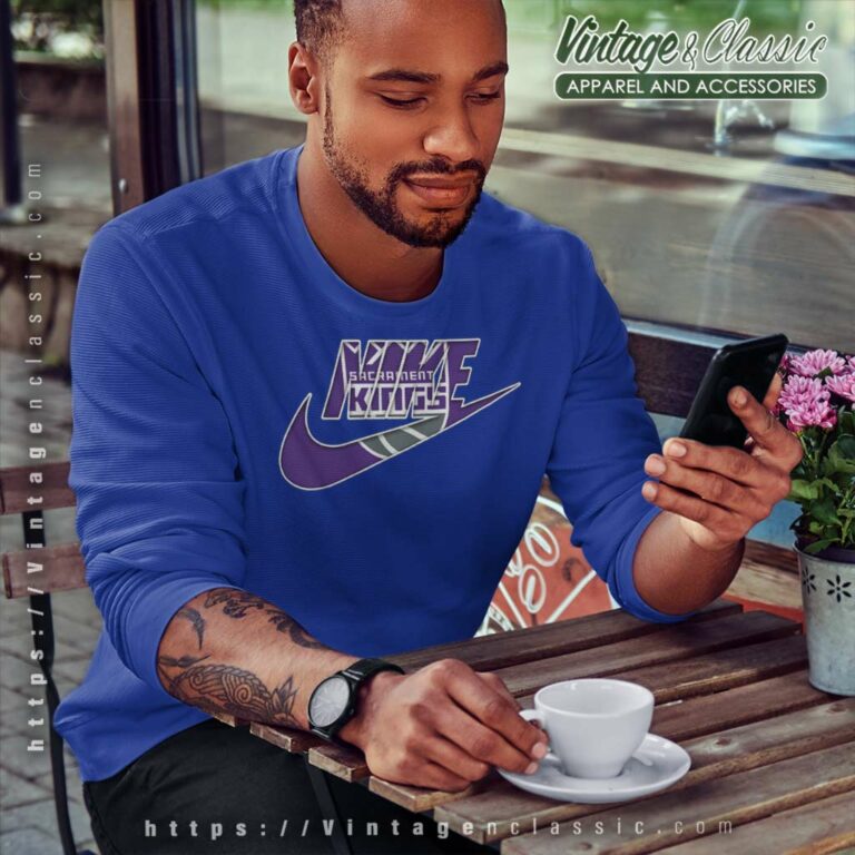 Nike Logo Sacramento Kings Sweatshirt Nike Logo Sacramento Kings Sweatshirt