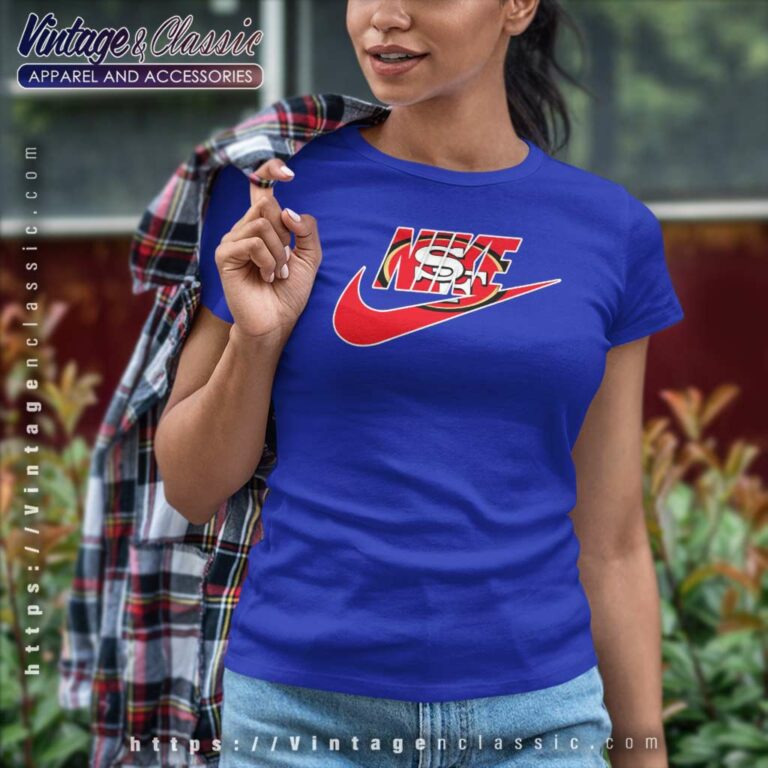 Nike Logo San Francisco 49ers Women TShirt Nike Logo San Francisco 49ers Women TShirt
