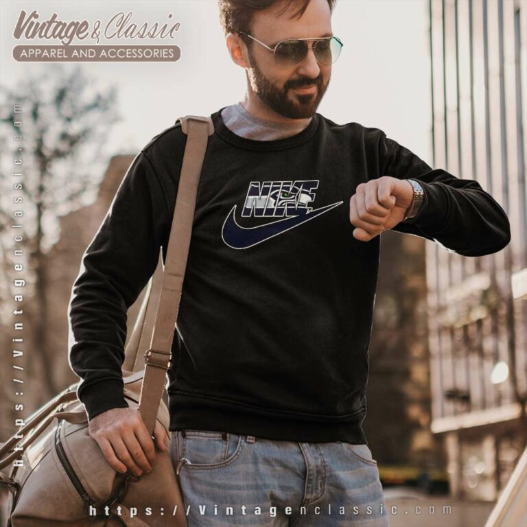 Nike Logo Seattle Seahawks Sweatshirt Nike Logo Seattle Seahawks Sweatshirt