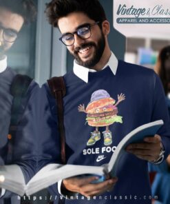 Nike Logo Sole Food Burger Sweatshirt